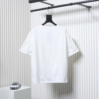 Balenciaga 25SS Collar lettering T-shirt White 02