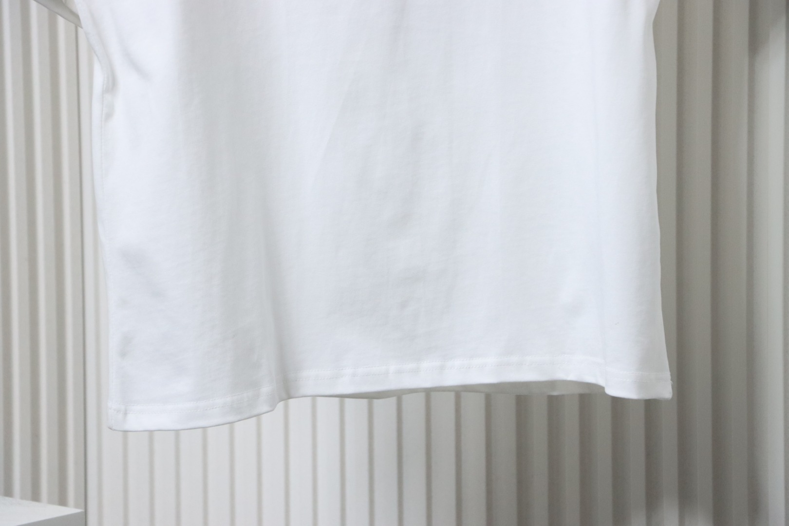 Balenciaga 25SS Collar lettering T-shirt White