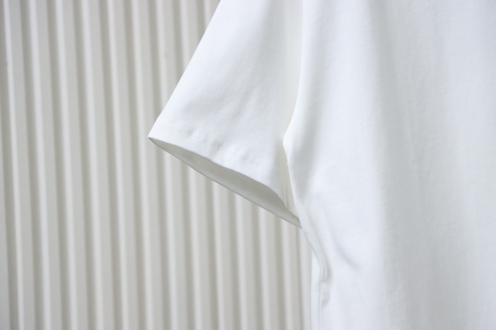 Balenciaga 25SS Collar lettering T-shirt White