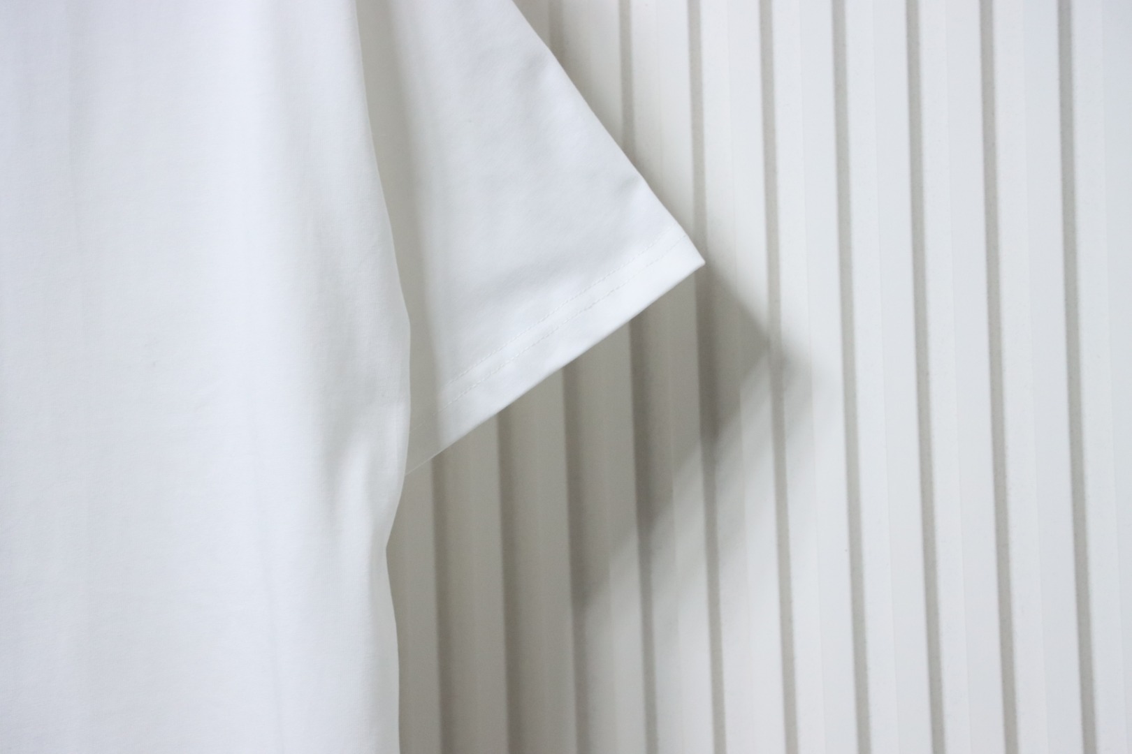 Balenciaga 25SS Collar lettering T-shirt White