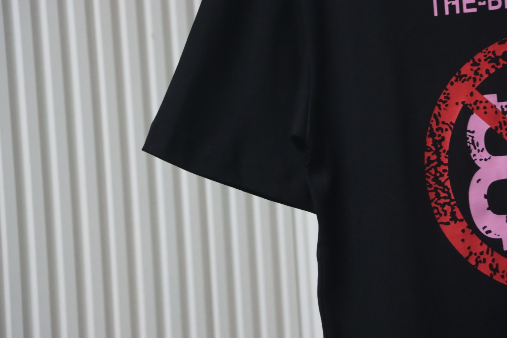 Balenciaga 24ss Double B No Pass Stamp T-shirt Black