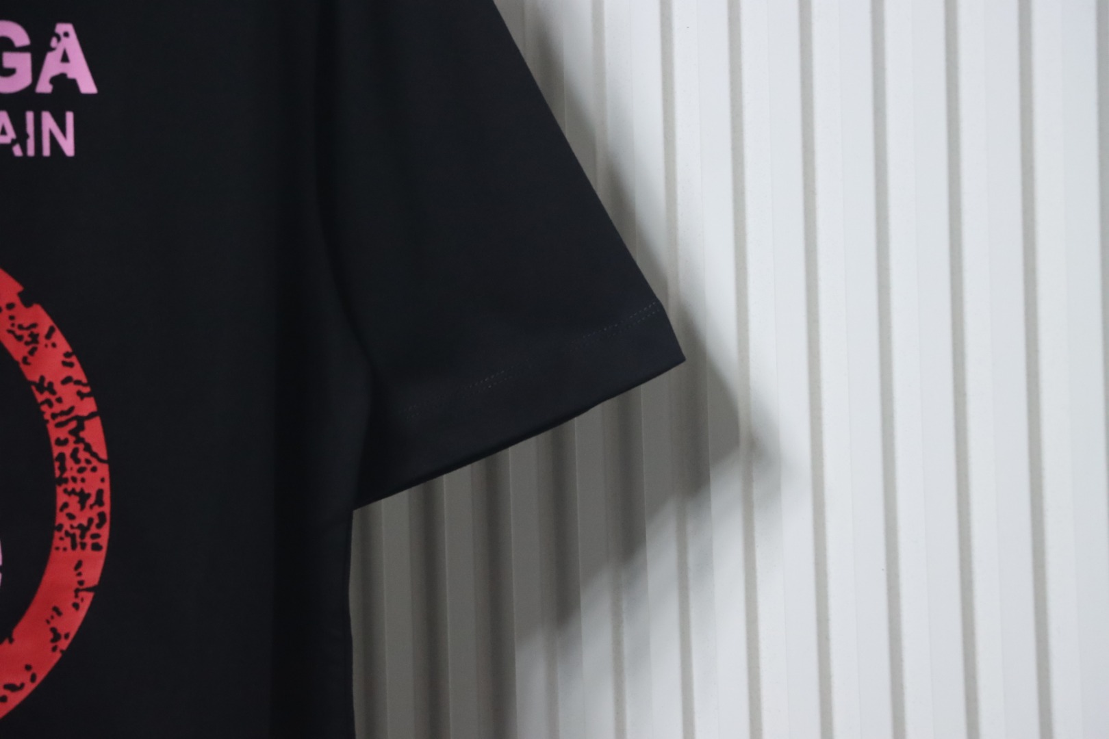 Balenciaga 24ss Double B No Pass Stamp T-shirt Black