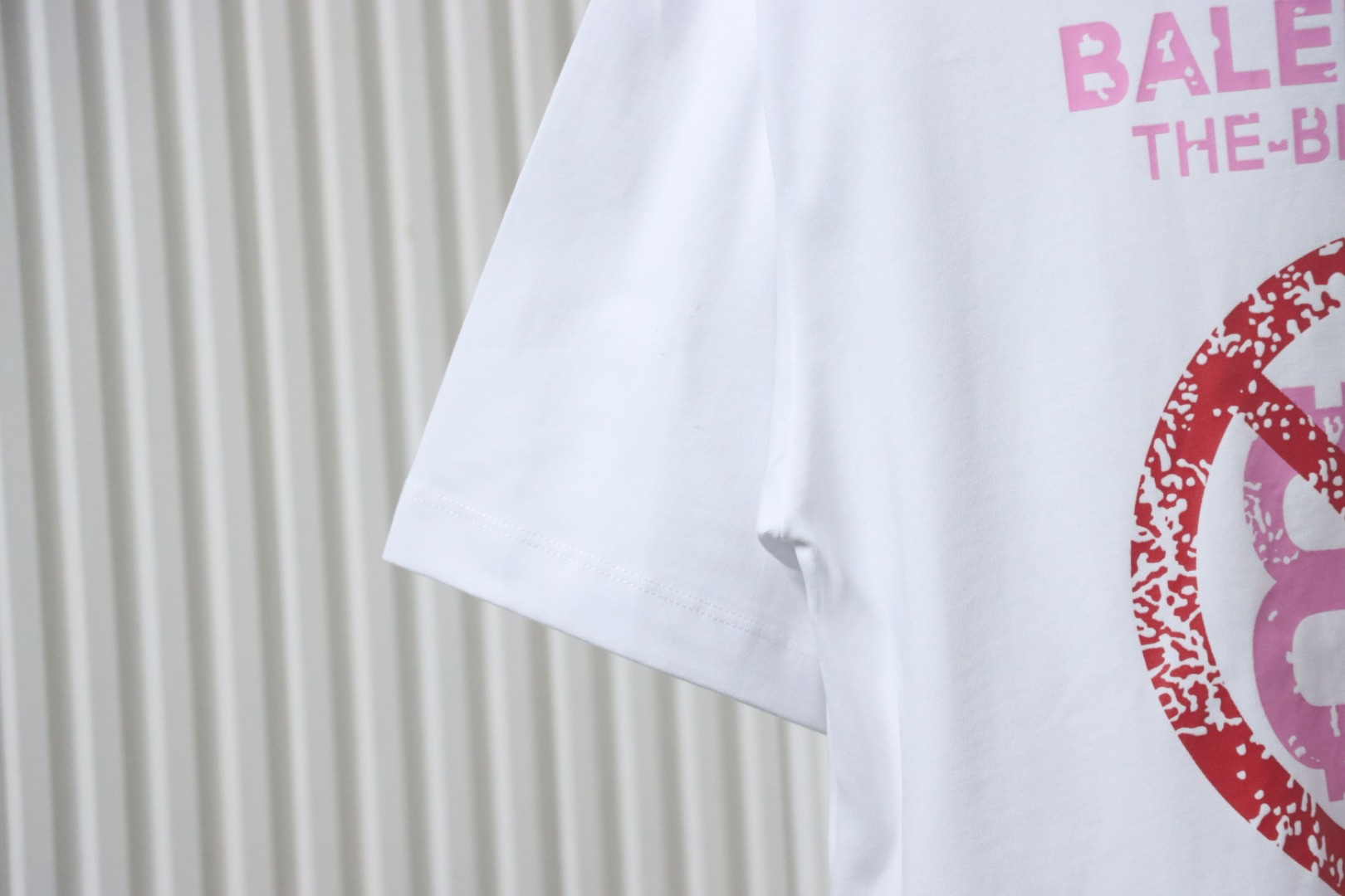 Balenciaga 24ss Double B No Pass Stamp T-shirt White