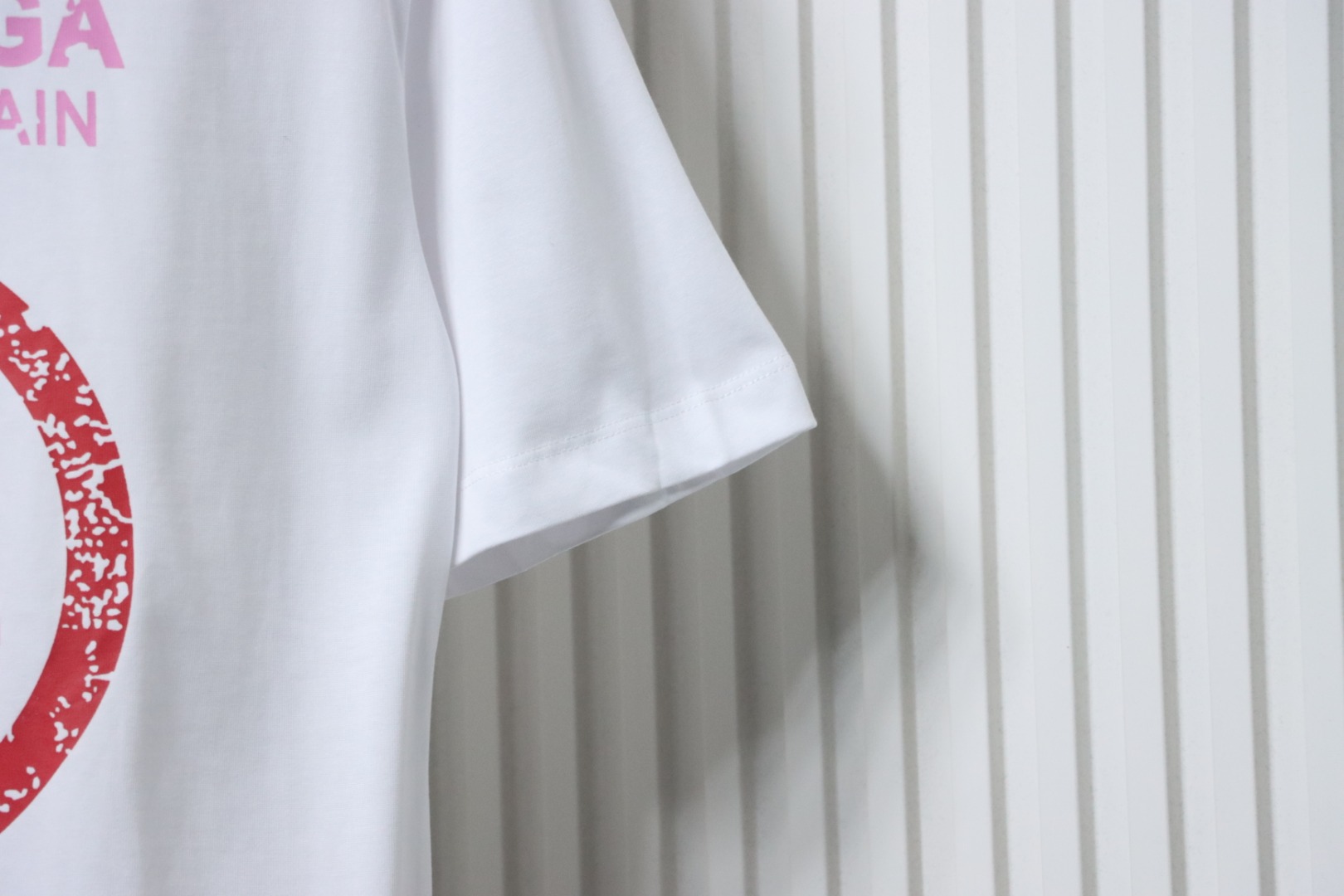 Balenciaga 24ss Double B No Pass Stamp T-shirt White