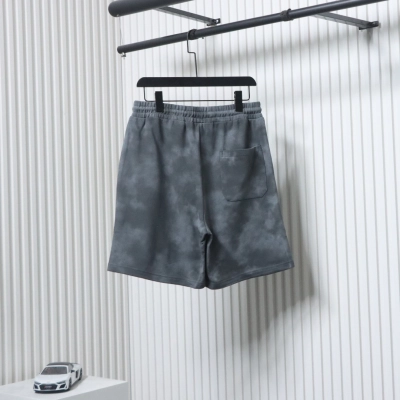 Balenciaga 24ss Embroidered Cola Shorts Grey 02