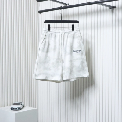Balenciaga 24ss Embroidered Cola Shorts White 01