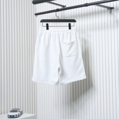 Balenciaga 24ss Gothic Lettering Print Shorts White 02