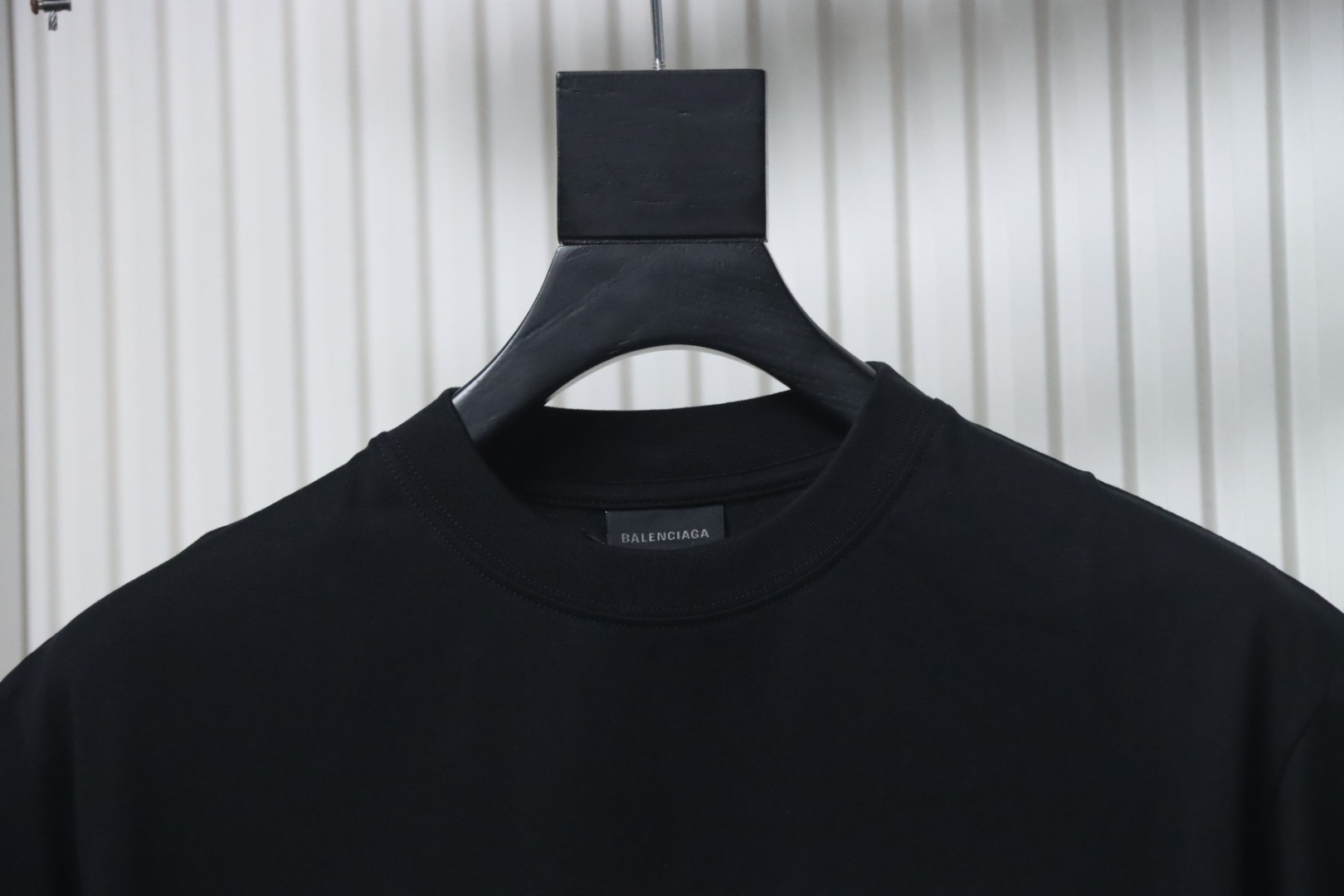 Balenciaga 24ss Sanskrit Alphabet 3D Print T-shirt Black