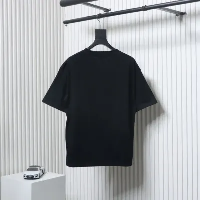 Balenciaga 24ss Valentine's Day Collection Heart Print T-shirt Black 02