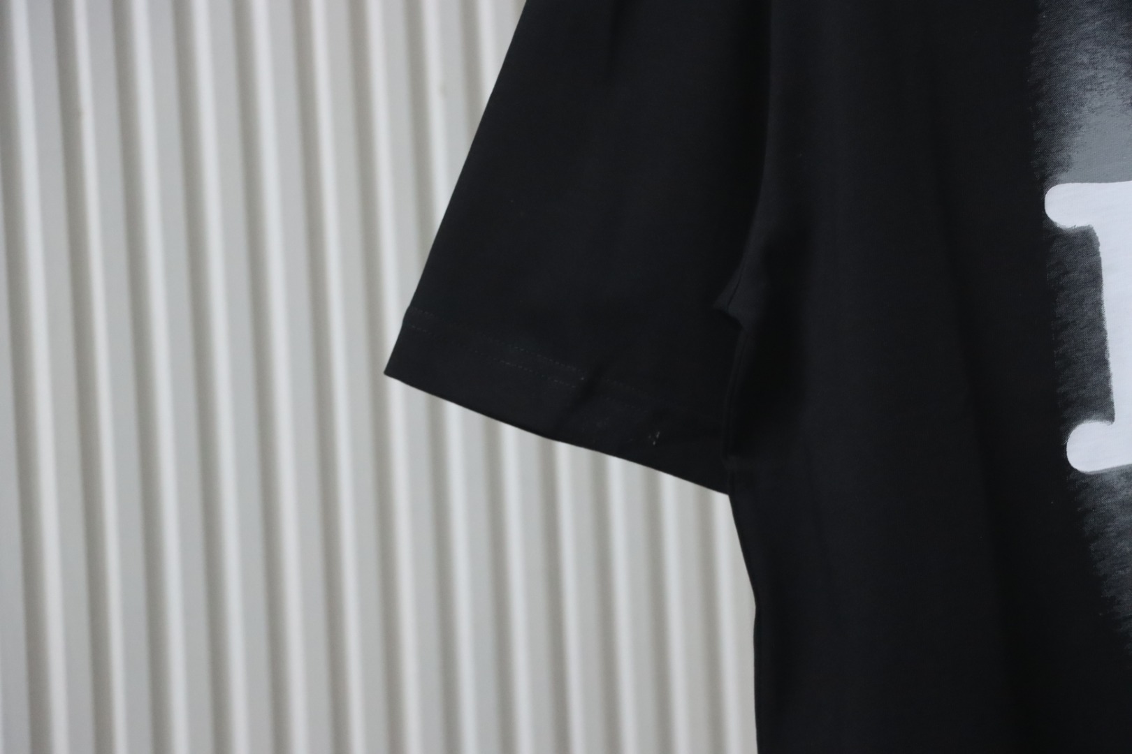 Balenciaga 24ss Valentine's Day Collection Heart Print T-shirt Black