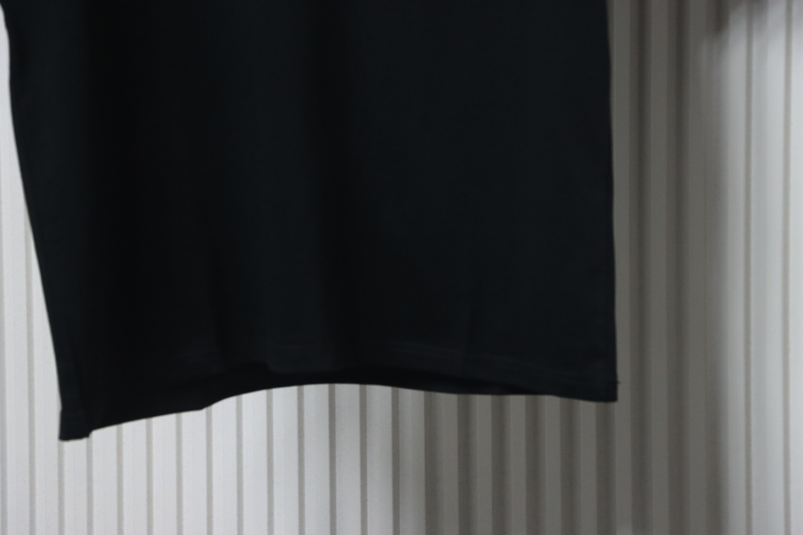 Balenciaga 25SS Collar lettering T-shirt Black