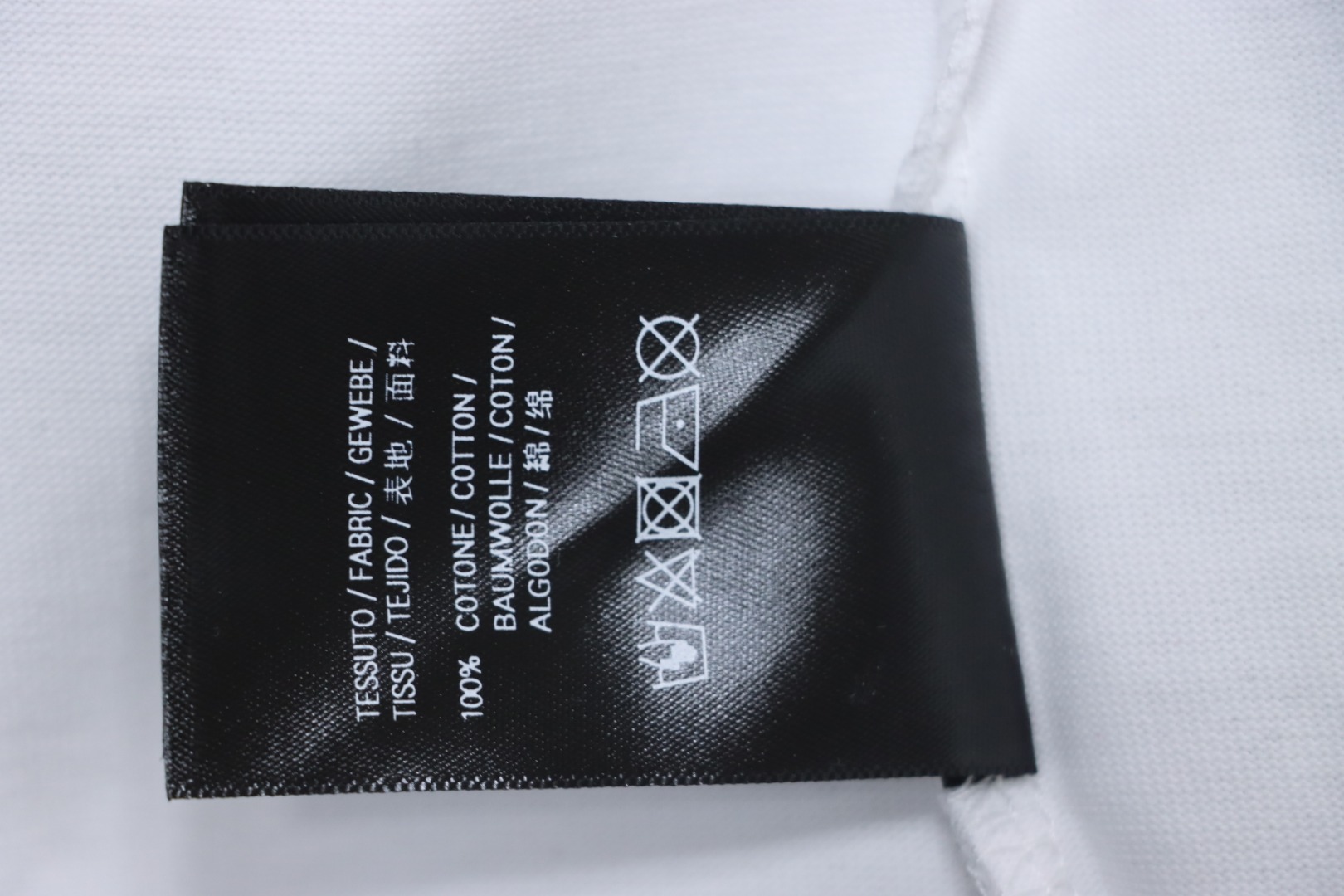 Balenciaga 25ss Double B Embroidered Towel T-shirt White