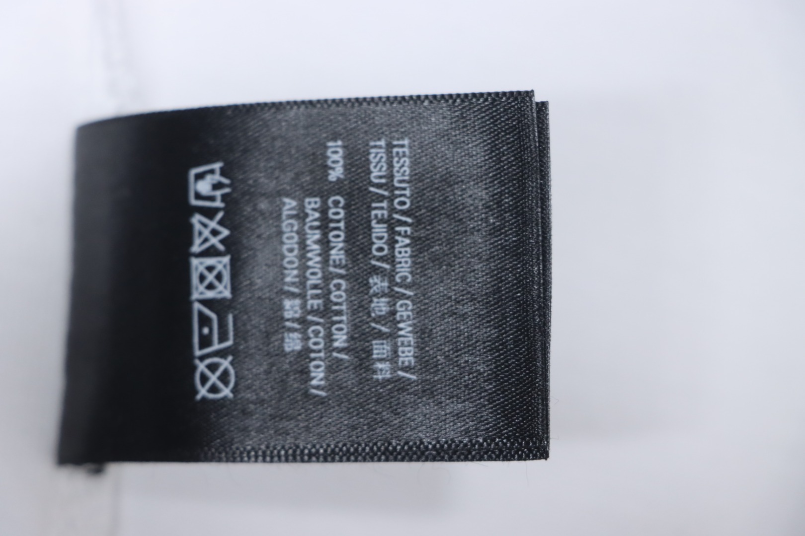 Balenciaga 25ss Mottled Multi-line Lettering On The Back T-shirt White