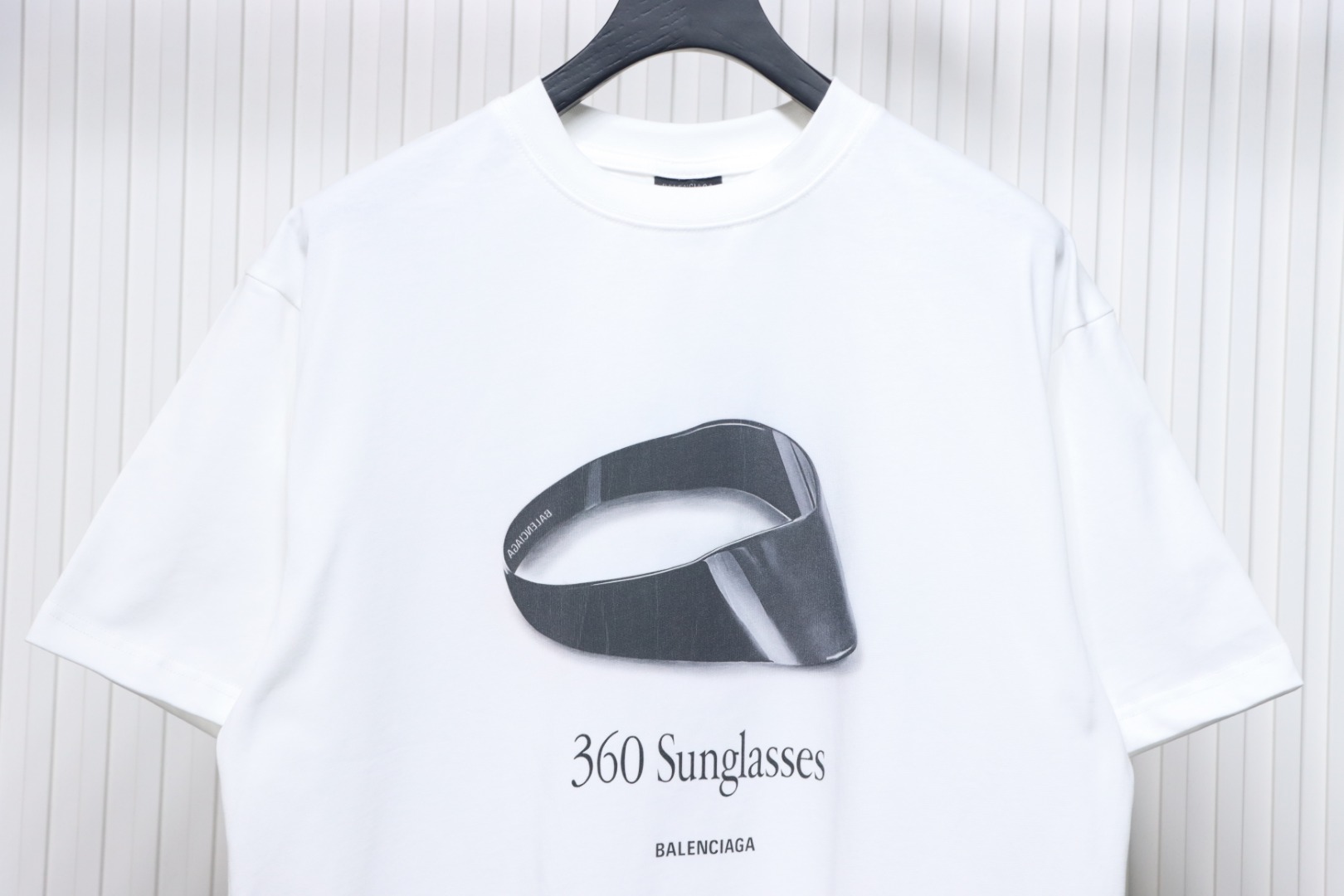 Balenciaga 25ss Printed Sunglasses T-Shirt White