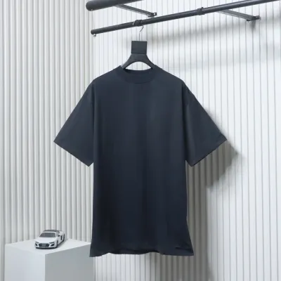 Balenciaga 25ss Red Tape Print T-shirt Dark Grey 01
