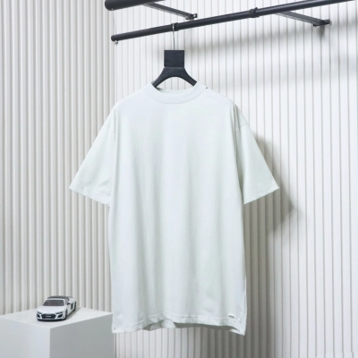 Balenciaga 25ss Red Tape Print T-shirt White 01