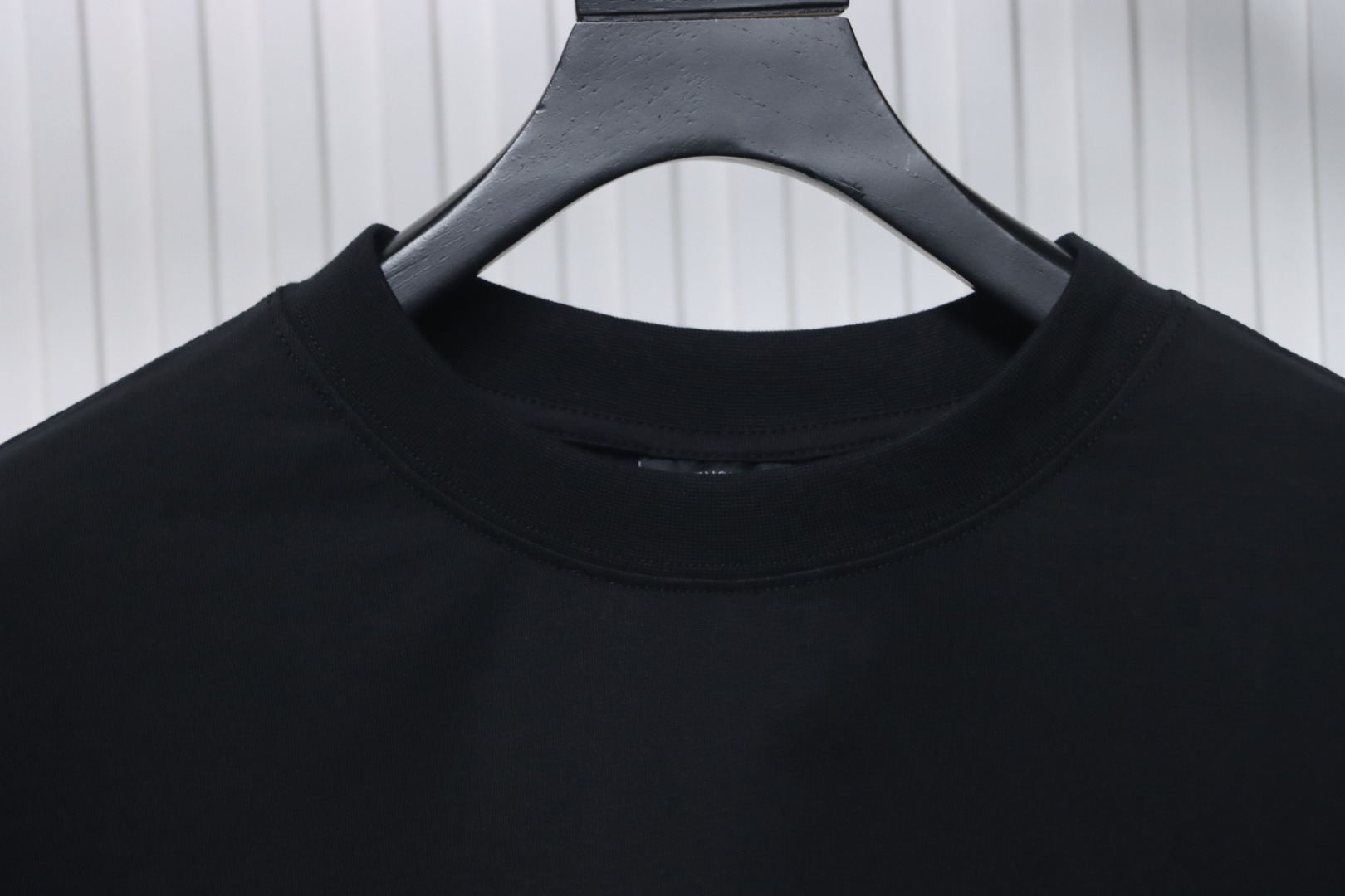 Balenciaga 25ss TRACKSUIT LOGO Oversized Embroidered T-shirt Black