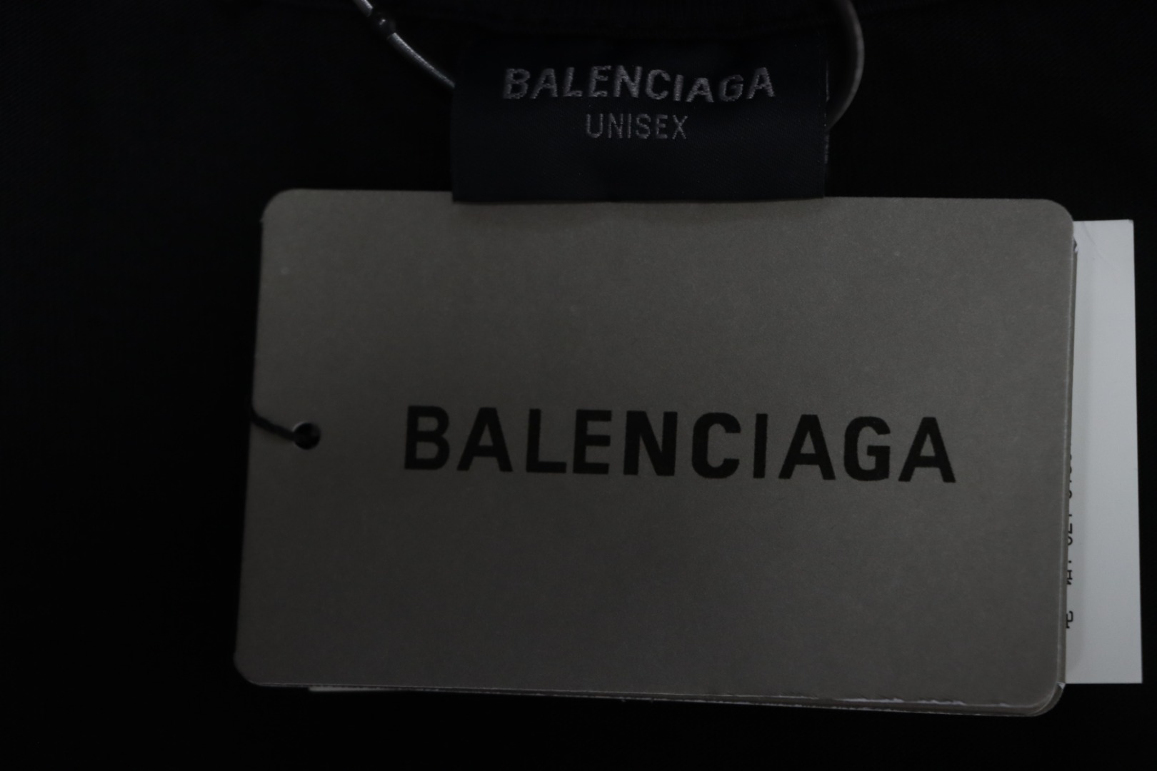 Balenciaga 25ss TRACKSUIT LOGO Oversized Embroidered T-shirt Black