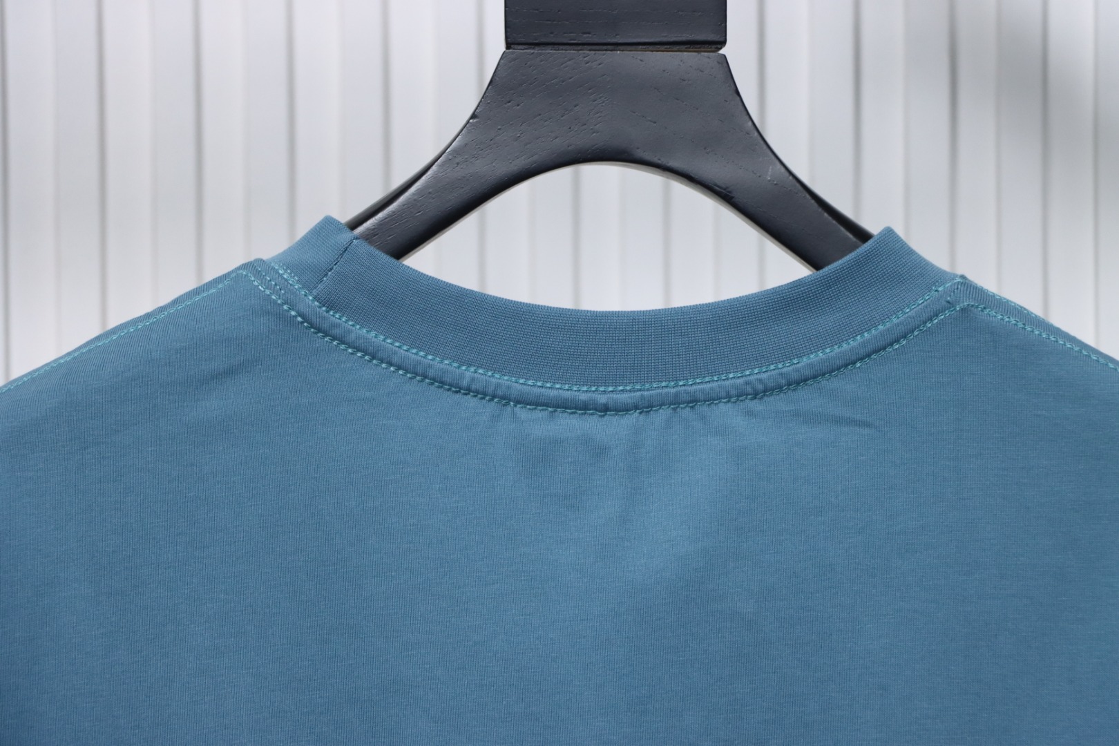 Balenciaga 25ss TRACKSUIT LOGO Oversized Embroidered T-shirt Blue