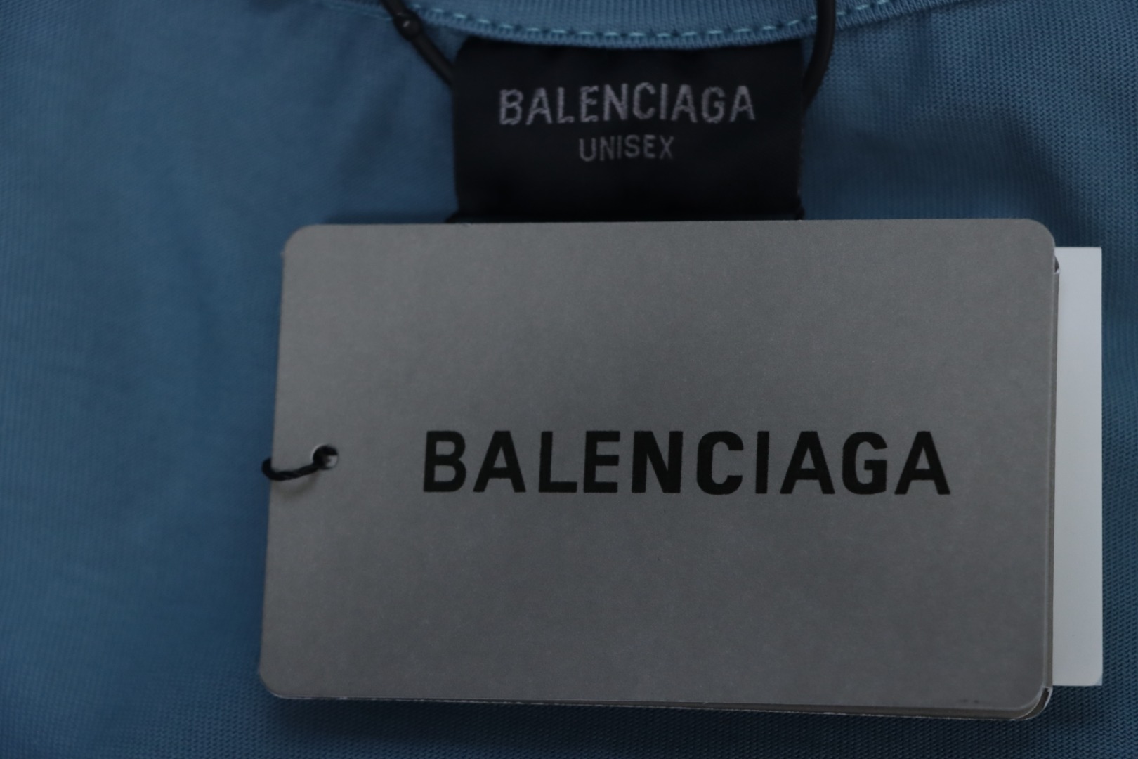 Balenciaga 25ss TRACKSUIT LOGO Oversized Embroidered T-shirt Blue