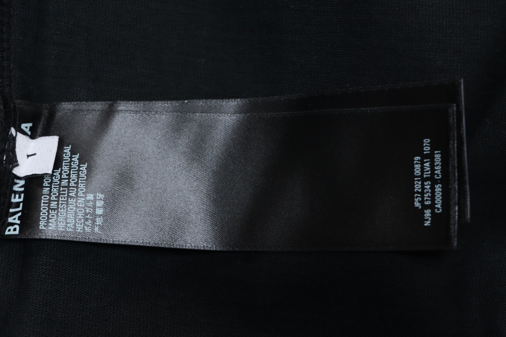 Balenciaga BLCG 24SS Graffiti Small Letters Print T-Shirt Black