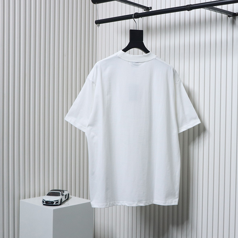 Balenciaga BLCG 24SS Valentine's Day Limited Edition Heart Print T-Shirt White