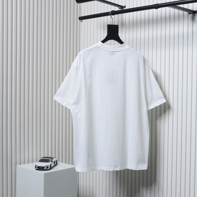 Balenciaga BLCG 24SS Valentine's Day Limited Edition Heart Print T-Shirt White 02