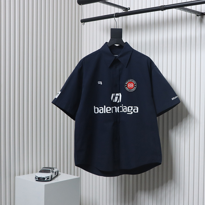 Balenciaga Blcg Football Number 7 Short-sleeved Shirt