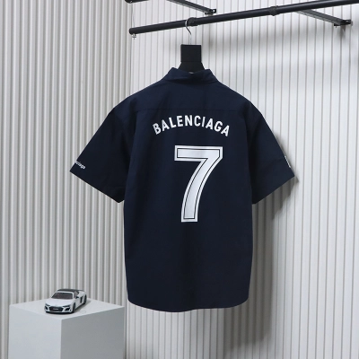 Balenciaga Blcg Football Number 7 Short-sleeved Shirt 02