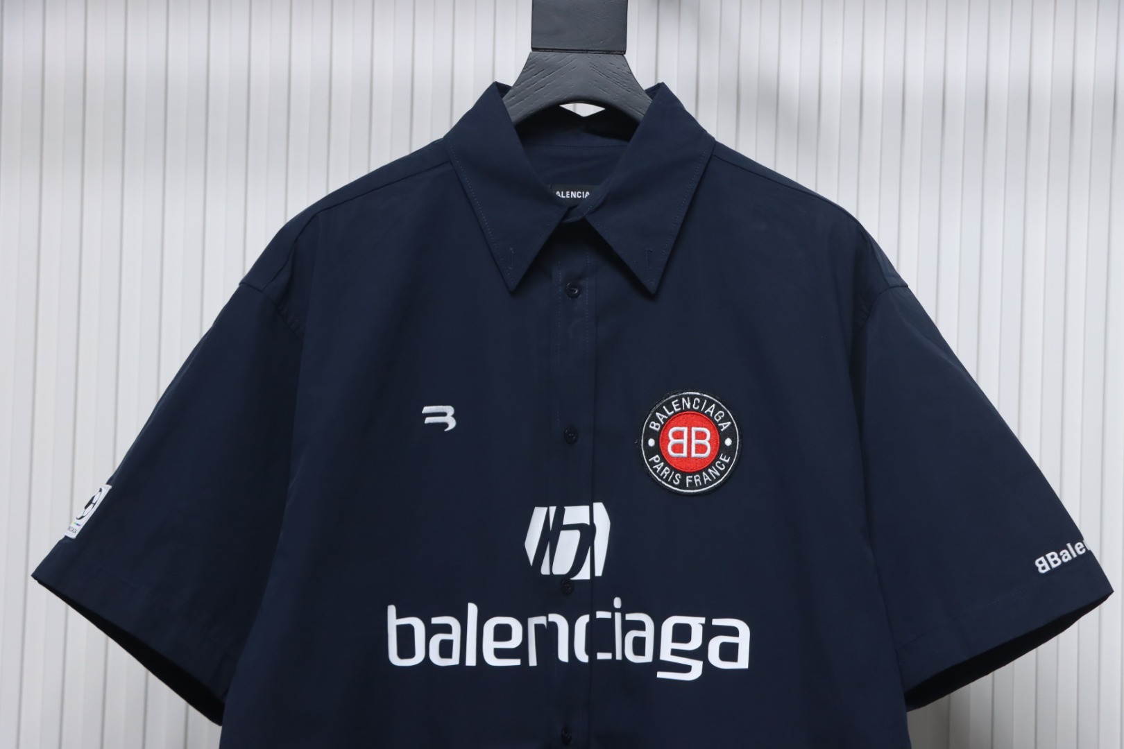 Balenciaga Blcg Football Number 7 Short-sleeved Shirt