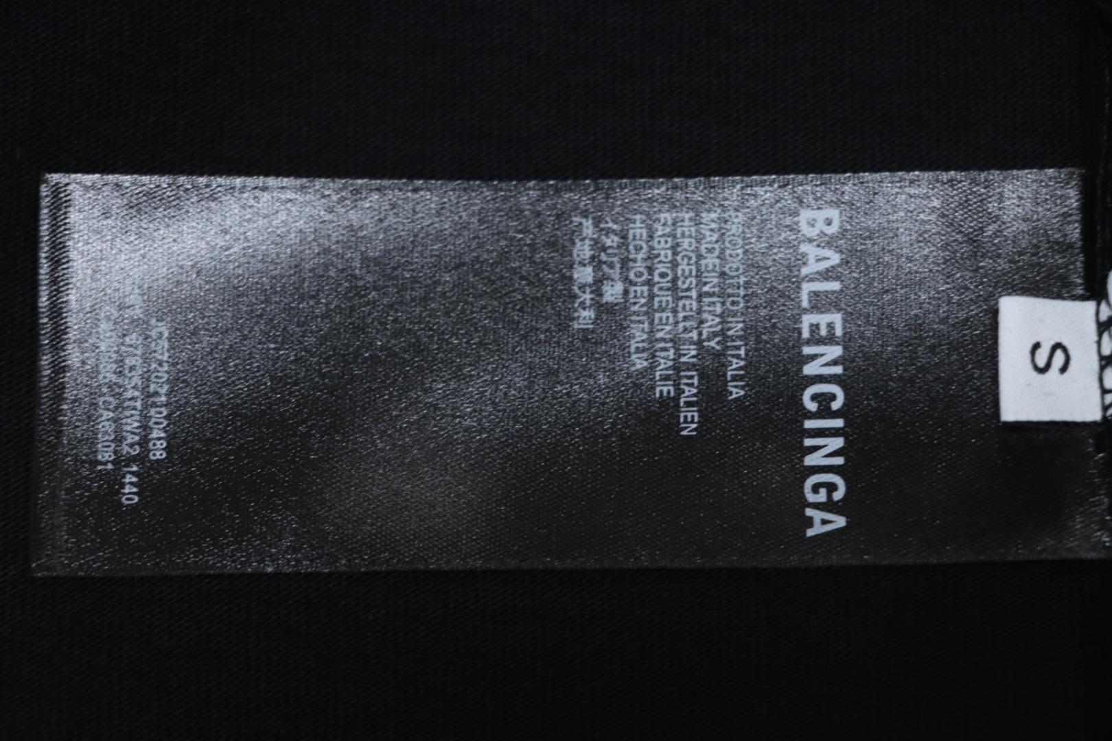 Balenciaga Blcg Football Number 7 Short-sleeved Shirt