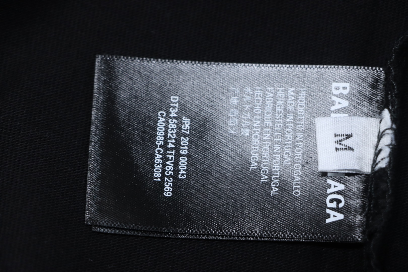 Balenciaga BLCG Night Scene Print T-shirt Black