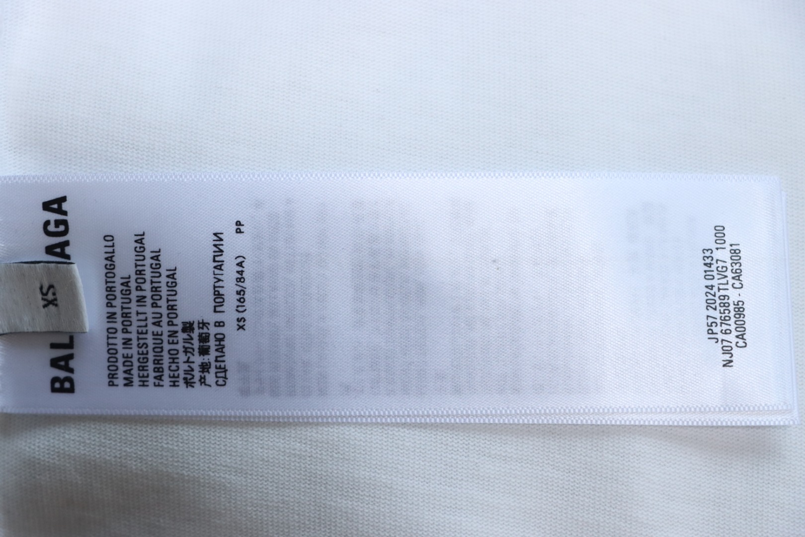 Balenciaga Coke Lettering Embroidered T-shirt White