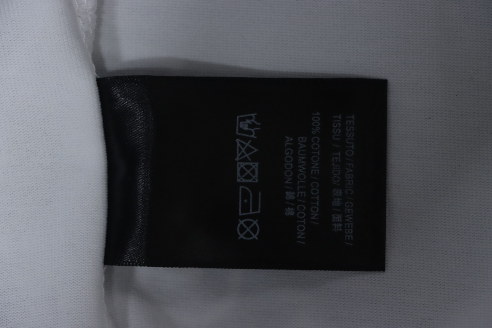 Balenciaga Cotton Embroidered T-shirt White