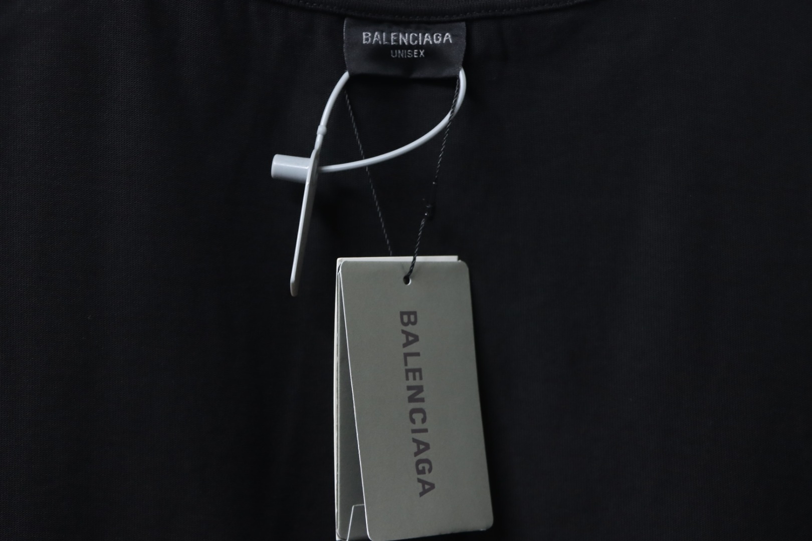 Balenciaga Cracked Print T-shirt Black