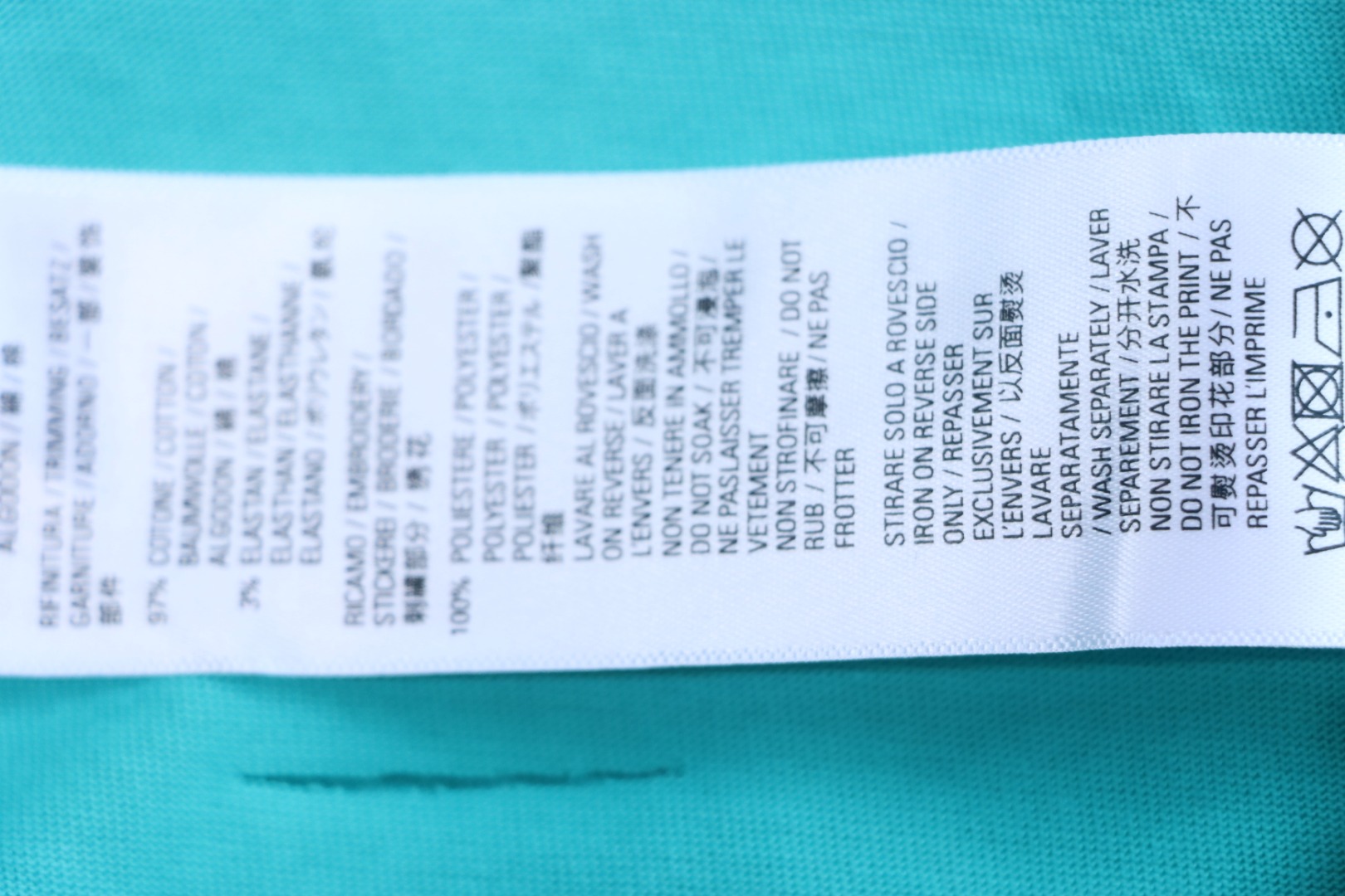 Balenciaga Distressed T-Shirt Blue