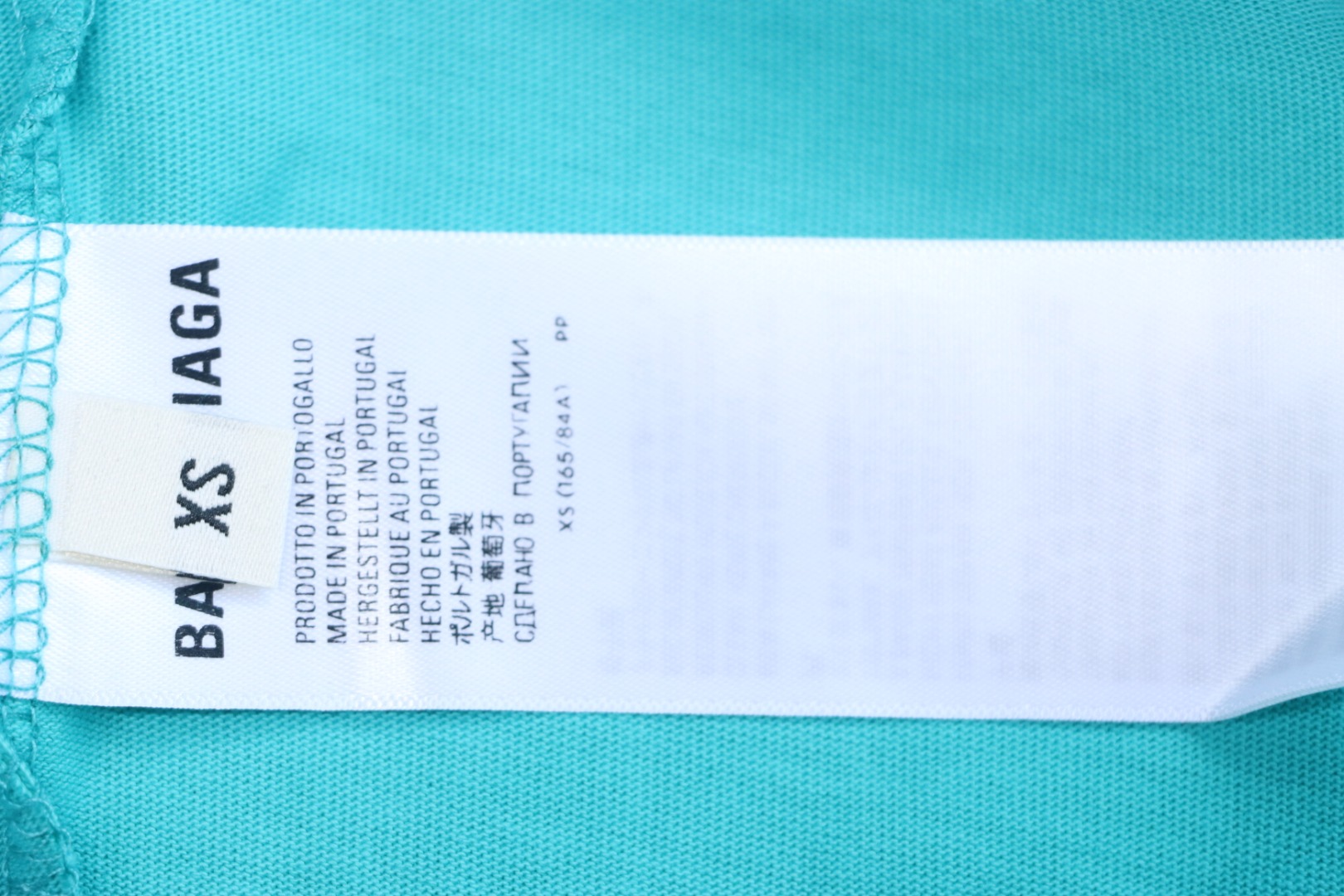 Balenciaga Distressed T-Shirt Blue