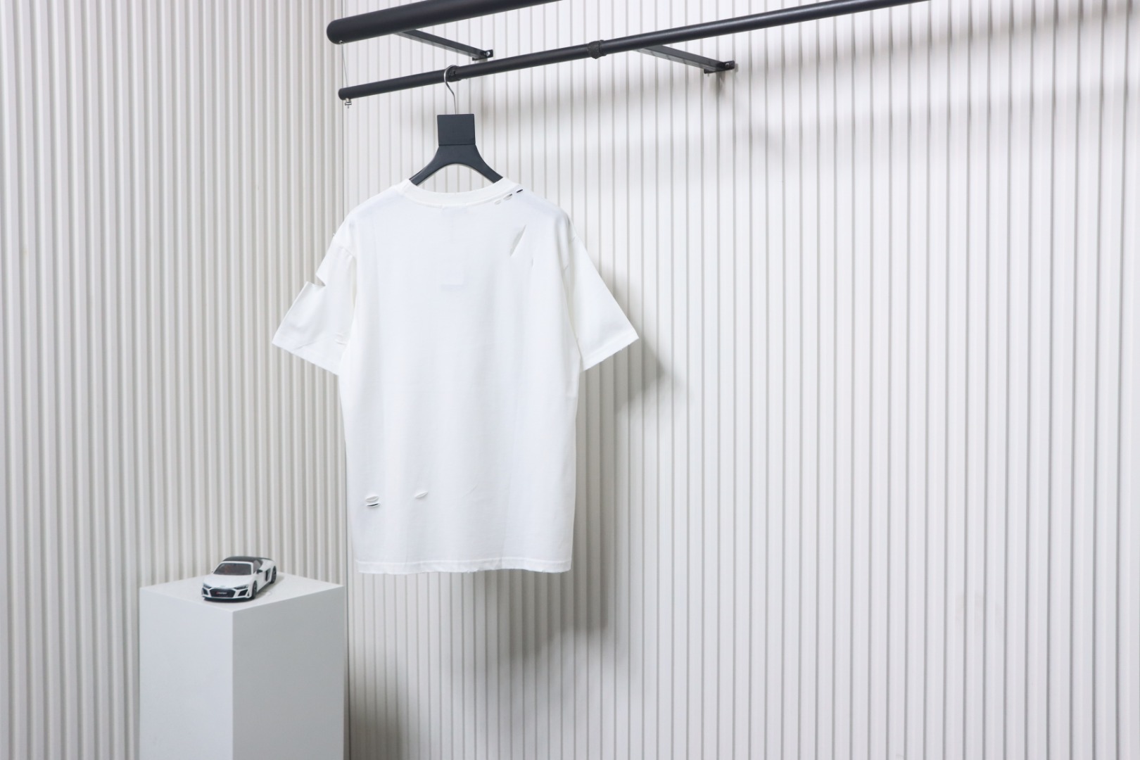 Balenciaga Distressed T-Shirt White