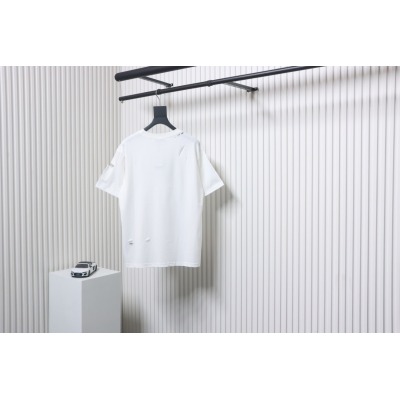Balenciaga Distressed T-Shirt White 02