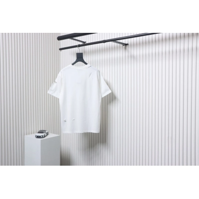 Balenciaga Distressed T-Shirt White 02