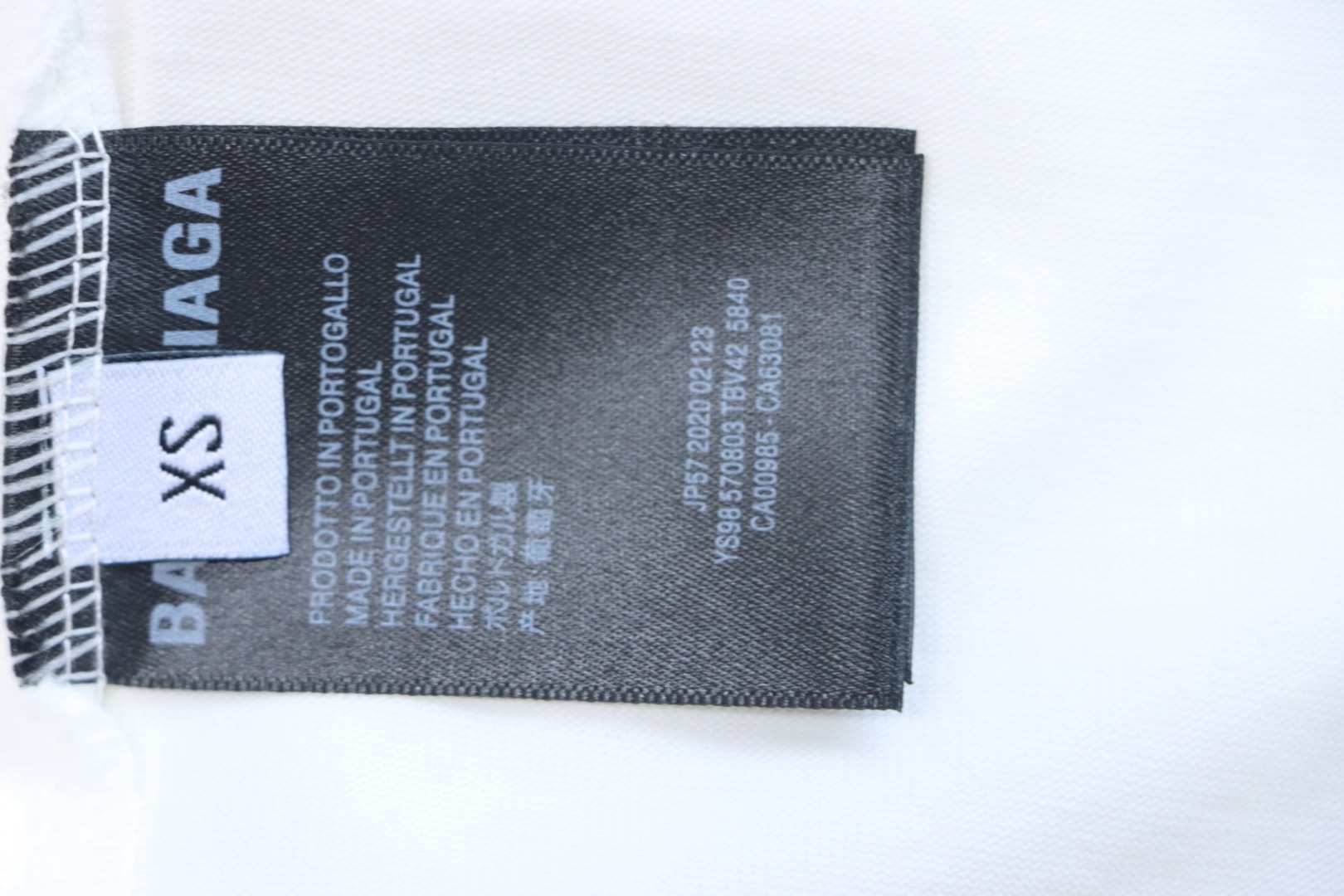 Balenciaga Distressed T-Shirt White