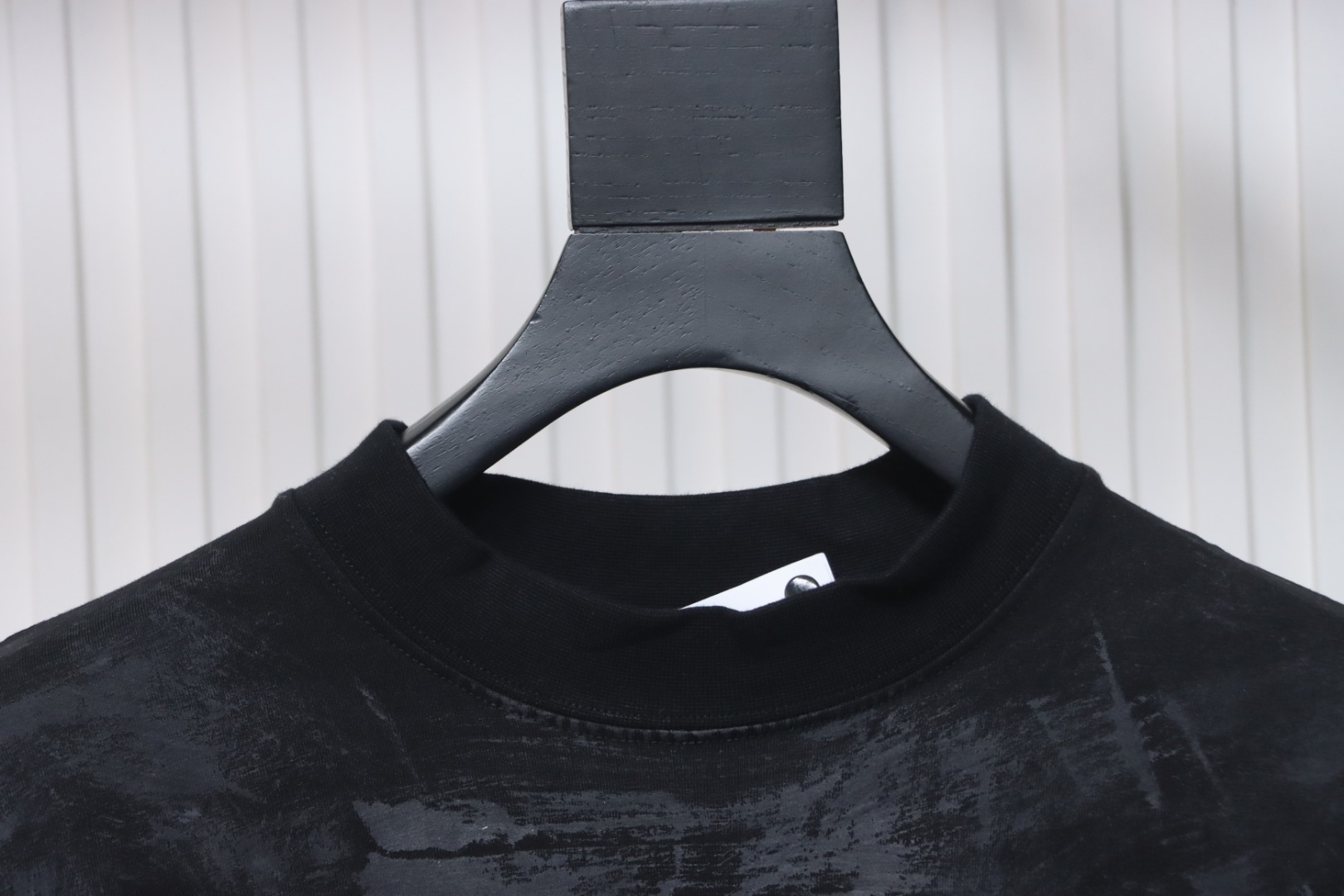 Balenciaga Eiffel Tower Reflection Moonlight Night T-shirt Black