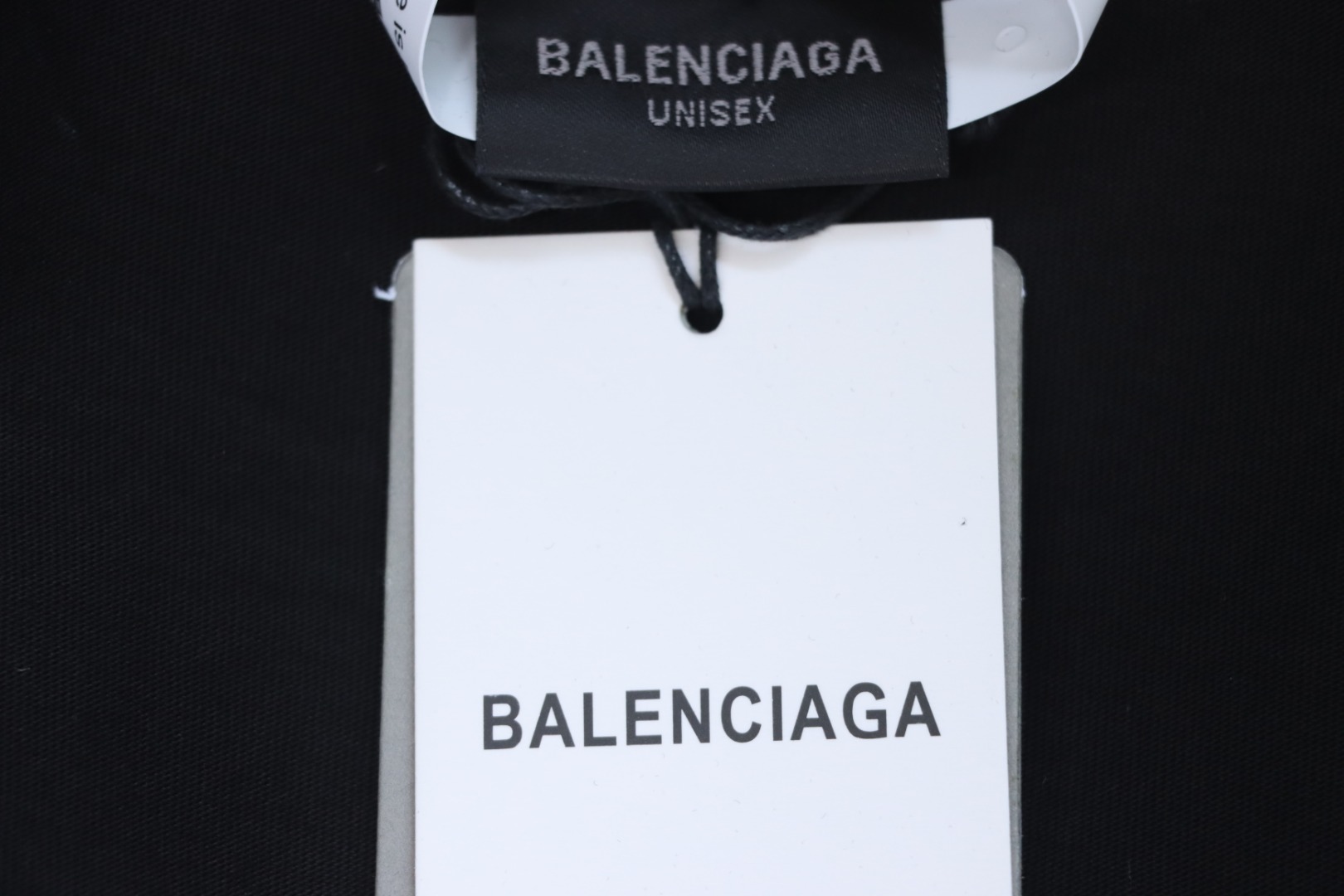 Balenciaga Eiffel Tower Reflection Moonlight Night T-shirt Black