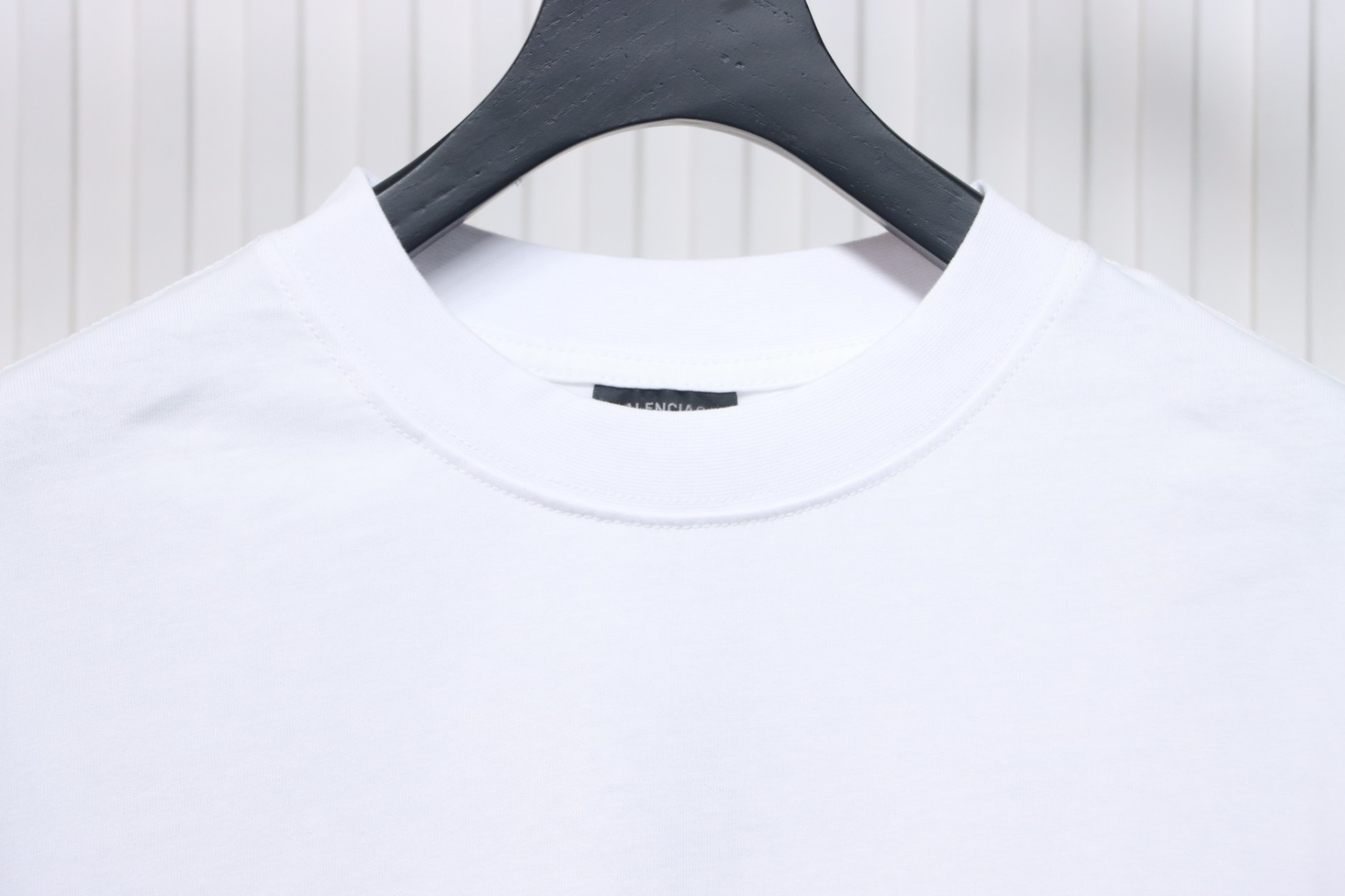 Balenciaga front and back seal letter T-shirt white