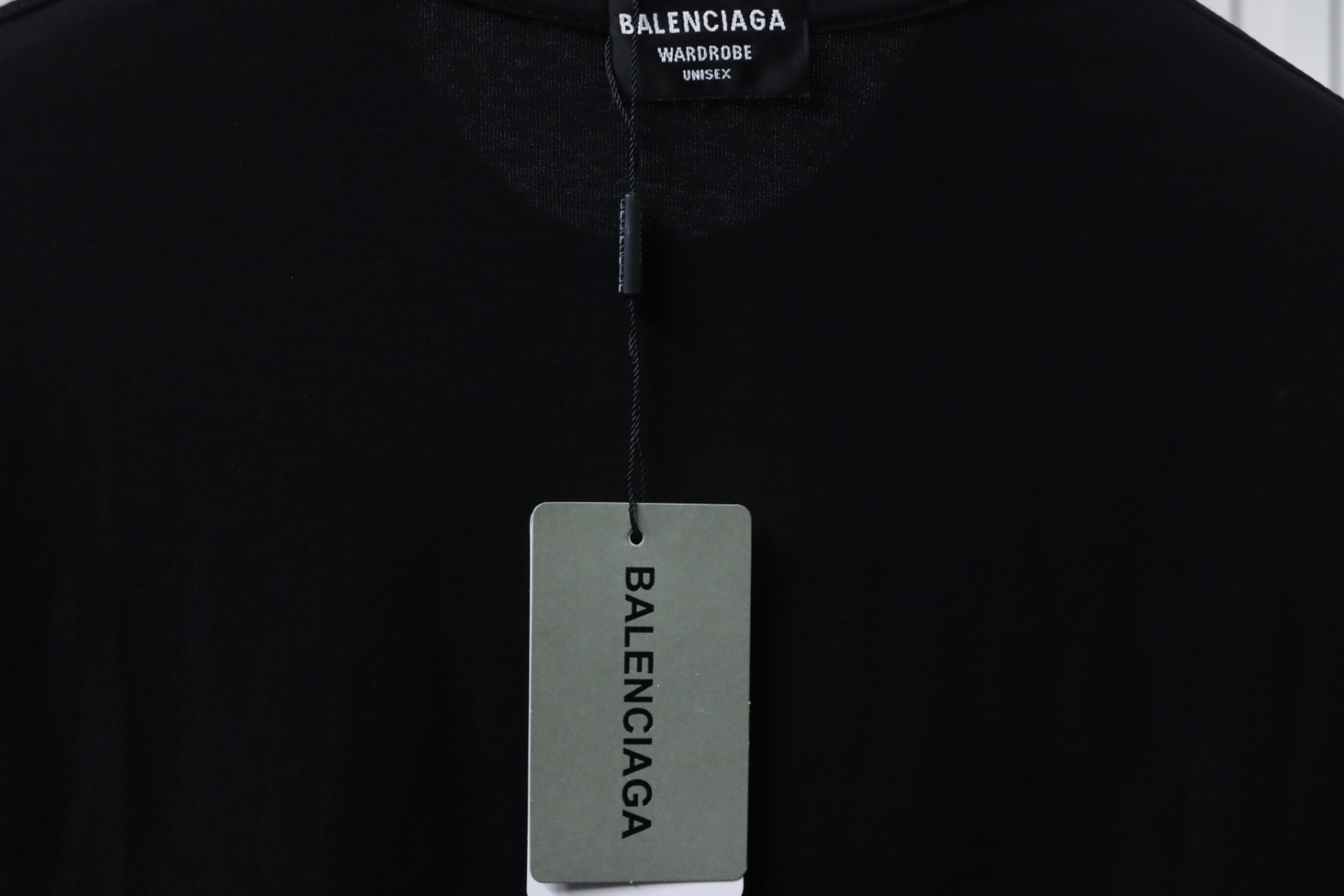 Balenciaga Hand-painted Letter Print T-shirt Black