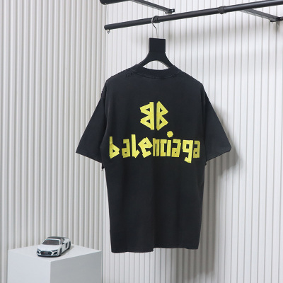 Balenciaga Masking Tape T-Shirt Black 02
