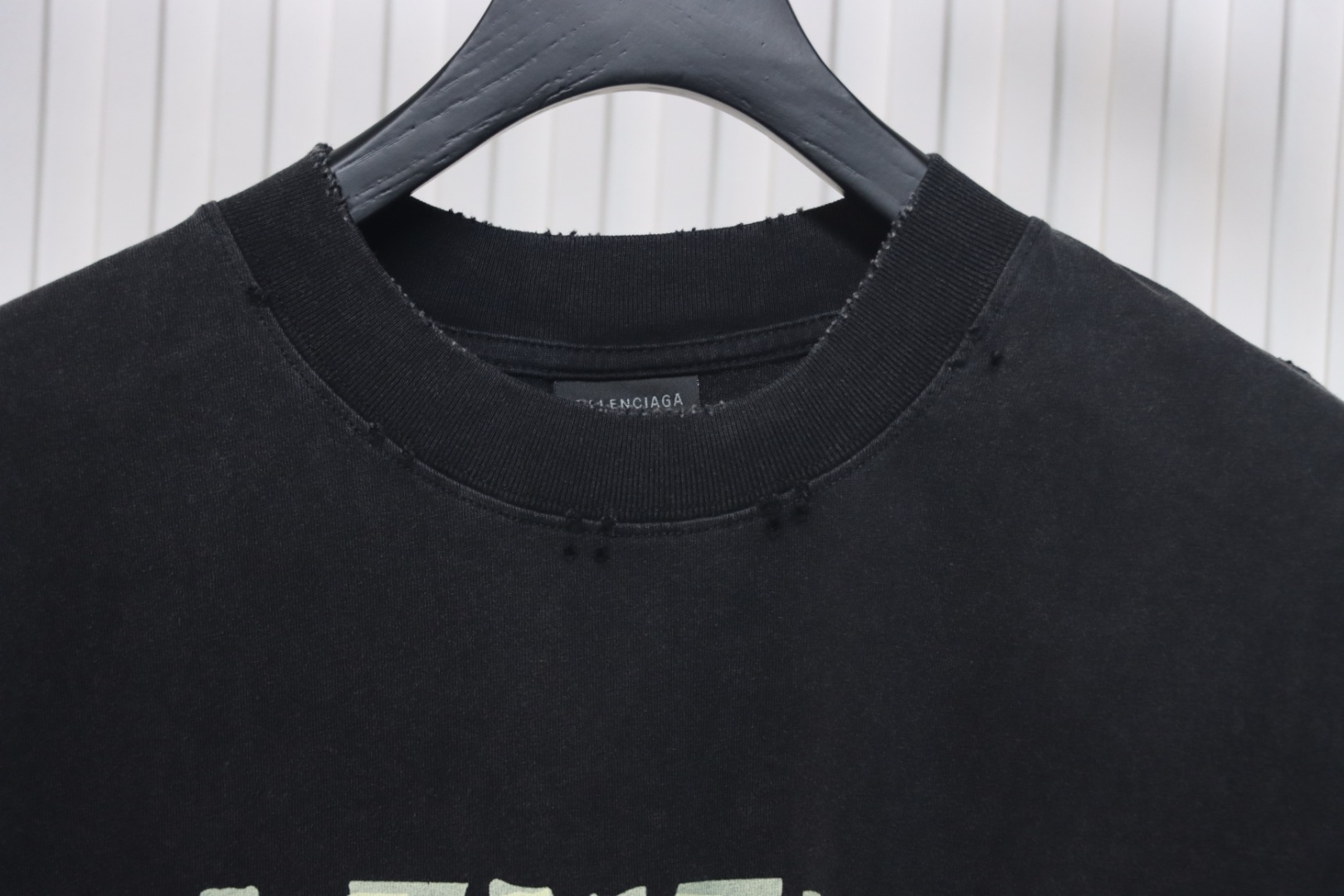 Balenciaga Masking Tape T-Shirt Black