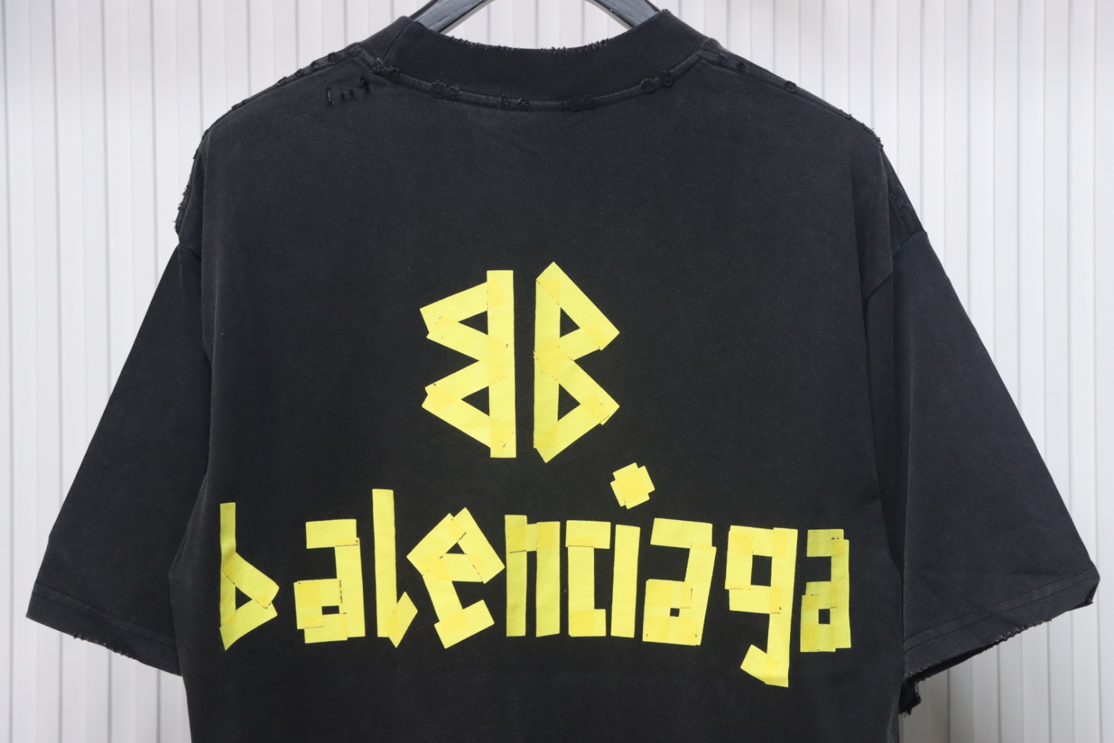 Balenciaga Masking Tape T-Shirt Black