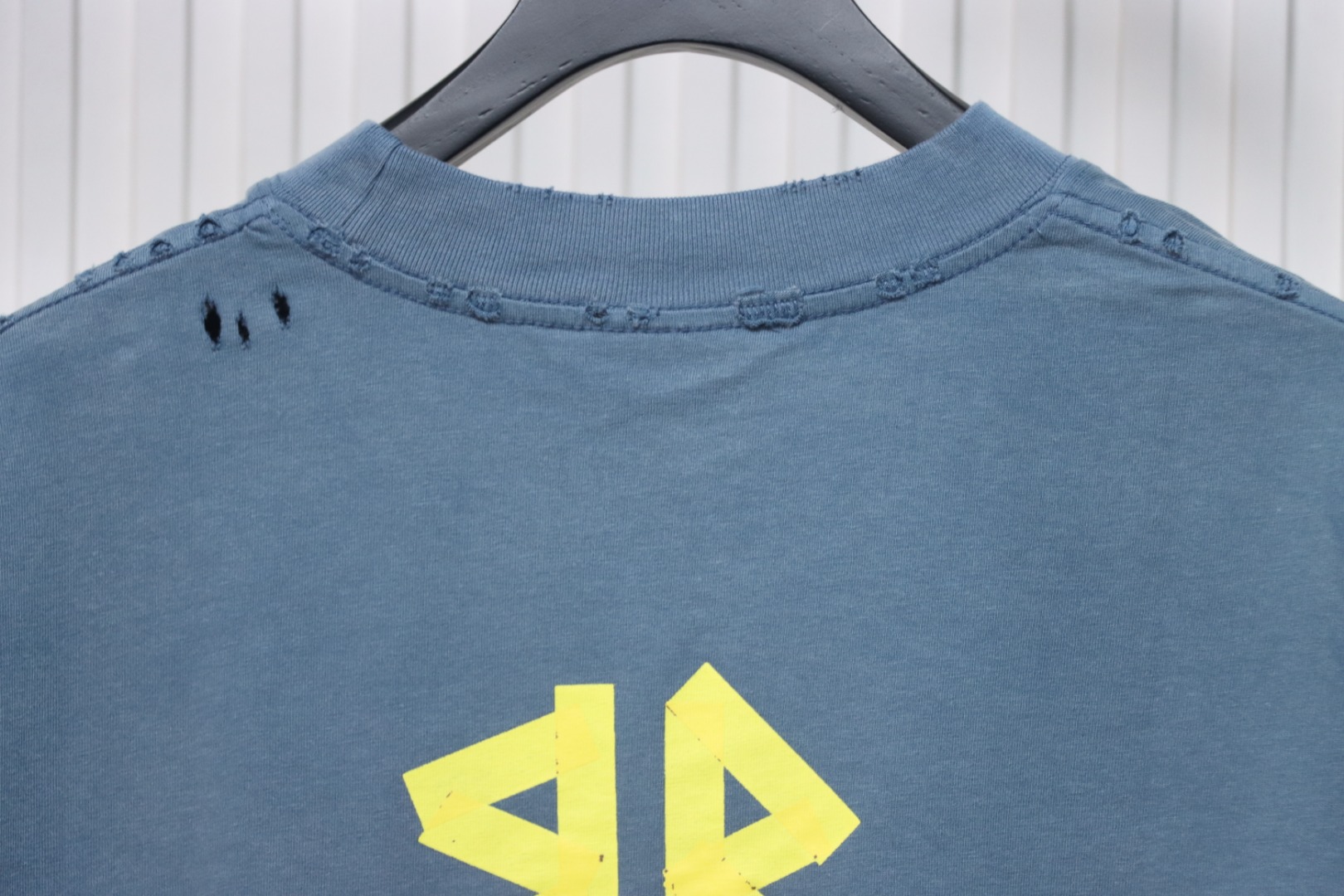 Balenciaga Masking Tape T-Shirt Blue