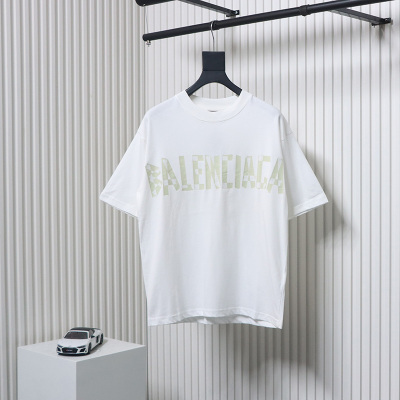 Balenciaga Masking Tape T-Shirt White 01